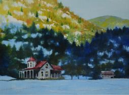 SOLD Appalachian Spring  21x17  Oil on Board