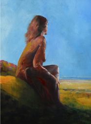 Before Sunrise  15x19  Oil on Board