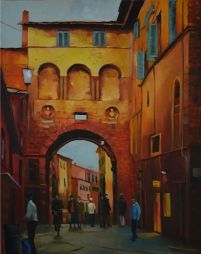 Sienna, Italy  15.5 x 20  Oil on Linen