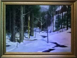 The Woods 17x21 Oil on Board